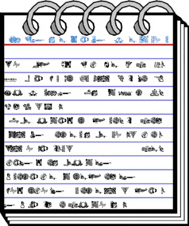 LSDstencils5 Regular Font