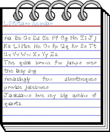 LSfStars Regular Font