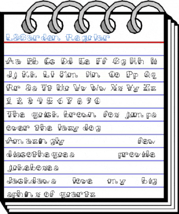 LSGarden Regular Font