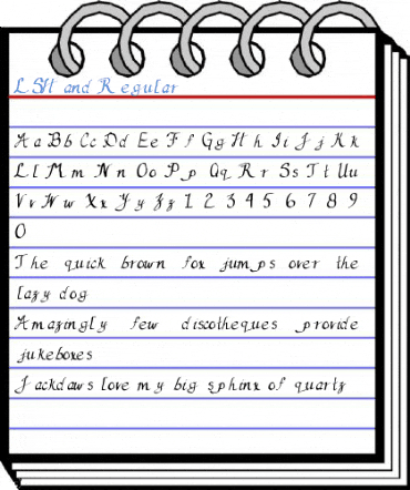 LSHand Regular Font