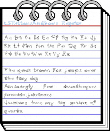 LSRibbonsAndBows2 Regular Font