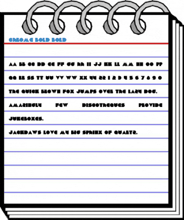 Chrome Bold Bold Font