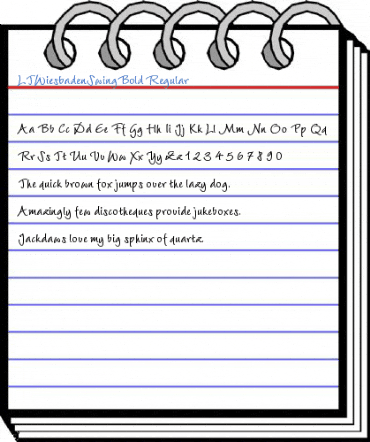 LTWiesbadenSwingBold Regular Font