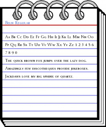 Beln Regular Font