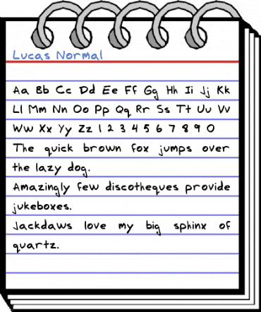 Lucas Normal Font
