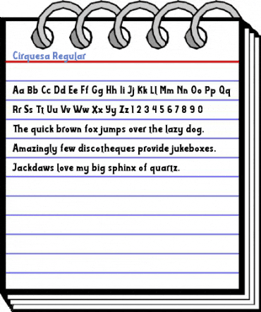 Cirquesa Regular Font