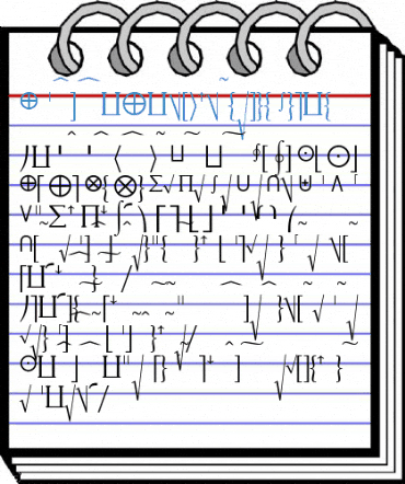LucidaMathExtension Roman Font