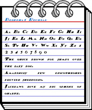 Belukha1 Regular Font