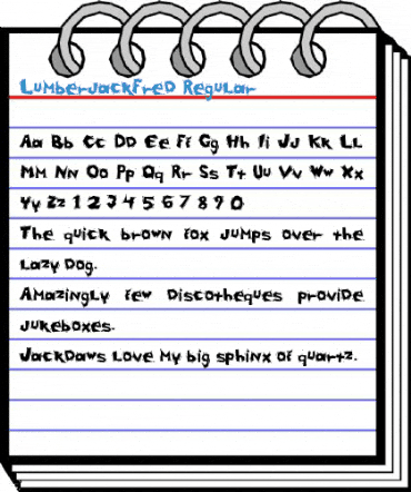 LumberjackFred Regular Font