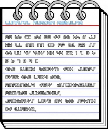 Lunasol Aurora Regular Font
