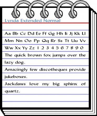 Lynda Extended Normal Font
