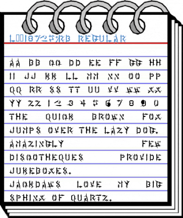 L䤥rb Regular Font