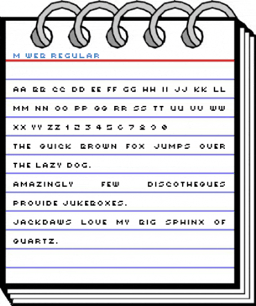 M Web Regular Font