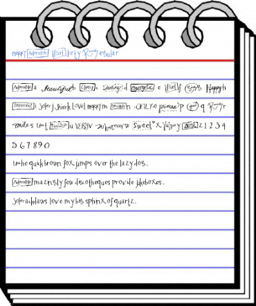 MA Flirty Regular Font