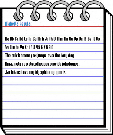 Mabella Regular Font