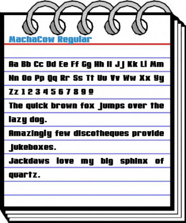 MachaCow Font