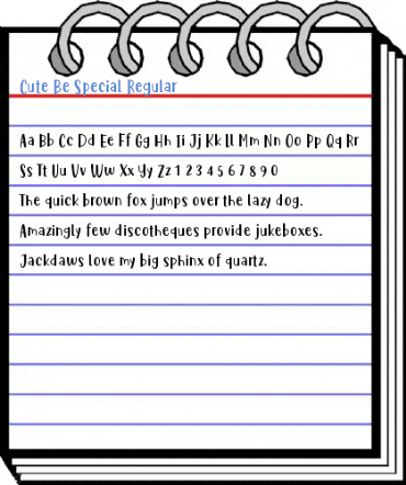 Cute Be Special Regular Font