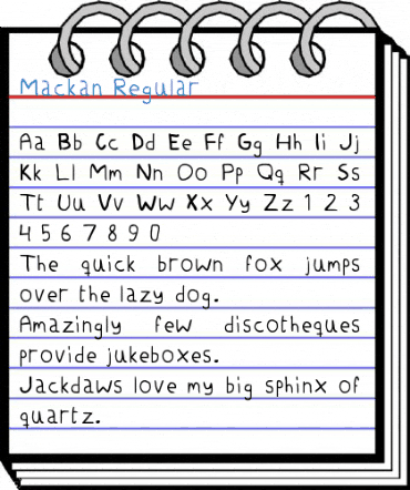 Mackan Regular Font