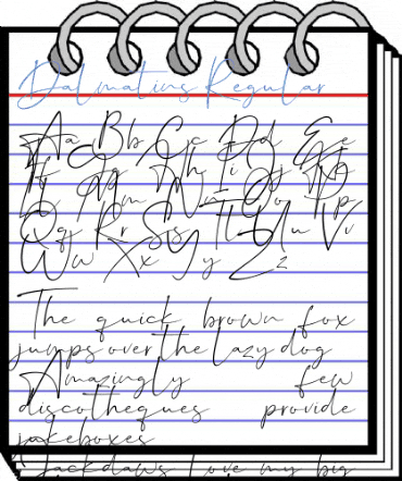 Dalmatins Regular Font