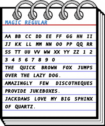 Magic Regular Font