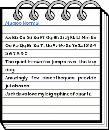 Magoo Normal Font