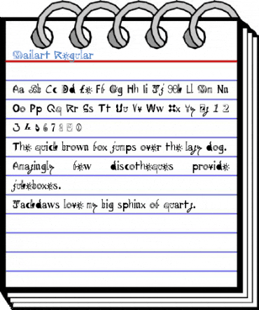 Mailart Regular Font