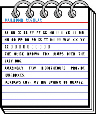 MailBomb Font