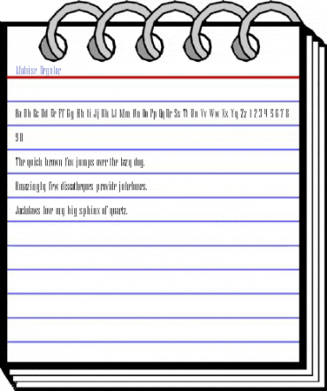 Malaise Regular Font