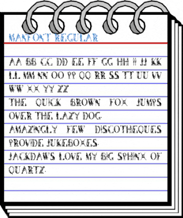 ManFont Regular Font