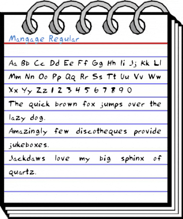 Mangage Regular Font