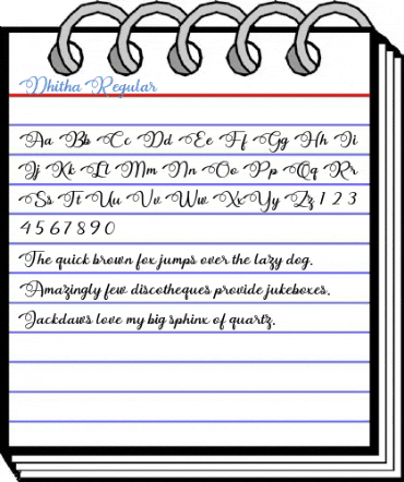 Dhitha Regular Font