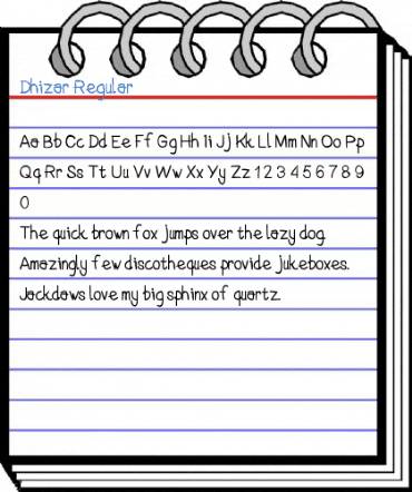 Dhizar Regular Font