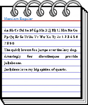 Manslem Regular Font