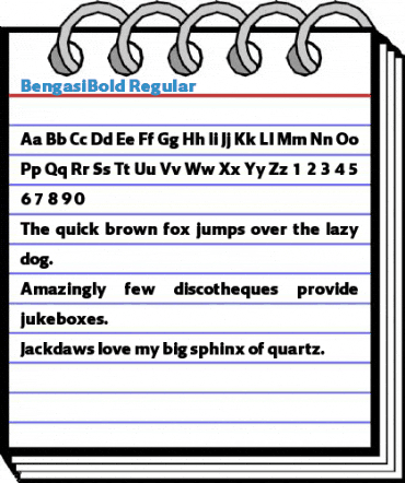 BengasiBold Regular Font