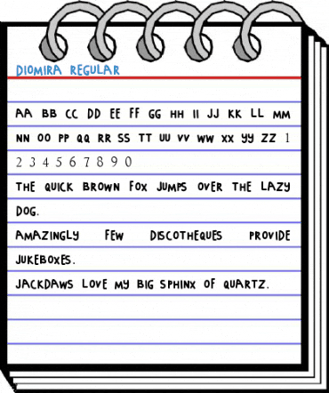 DIOMIRA Regular Font