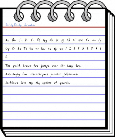 DirdyBirdy Regular Font