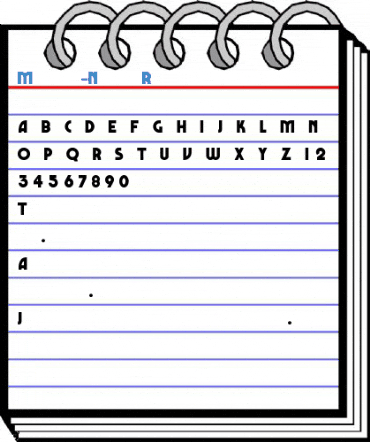 Marbolo-Normal Regular Font