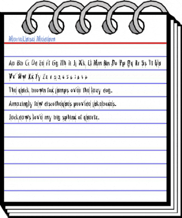 MarieLuise Medium Font