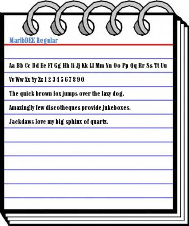 MarlbDEE Regular Font