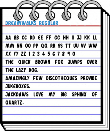 Dreamwalks Regular Font