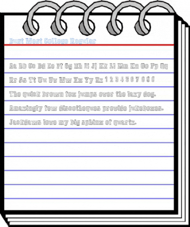 Dust West College Regular Font