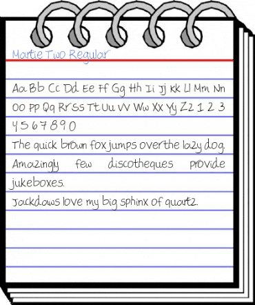 Martie Two Regular Font
