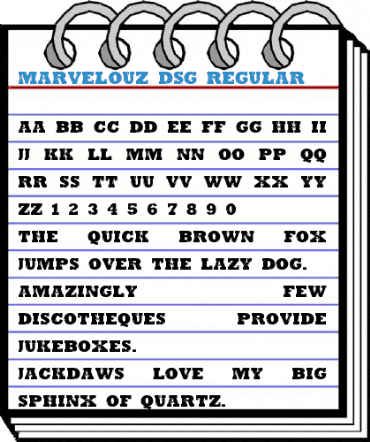 Marvelouz DSG Font