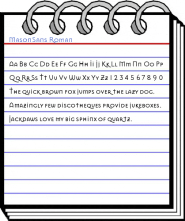 MasonSans Roman Font