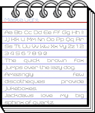 Masta Light Font