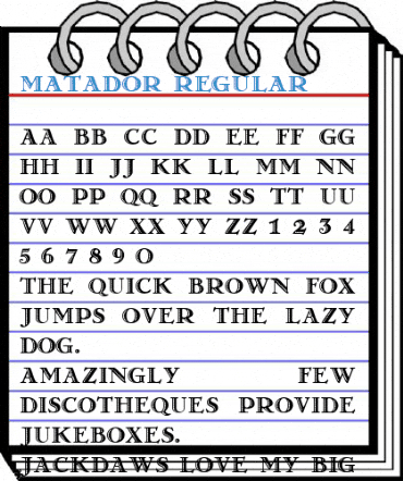 Matador Regular Font