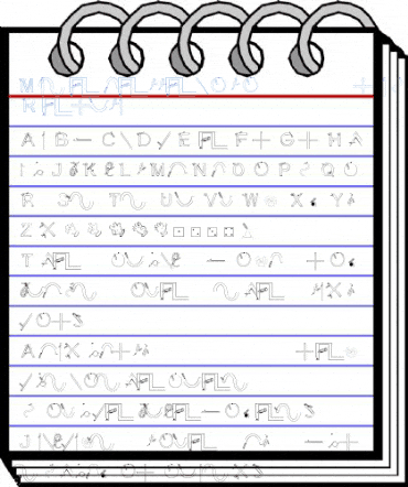 Maternellecolor graphisme Regular Font