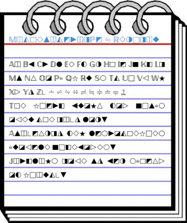 MathematicalPi 6 Regular Font
