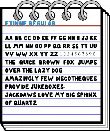 ETINNE Regular Font