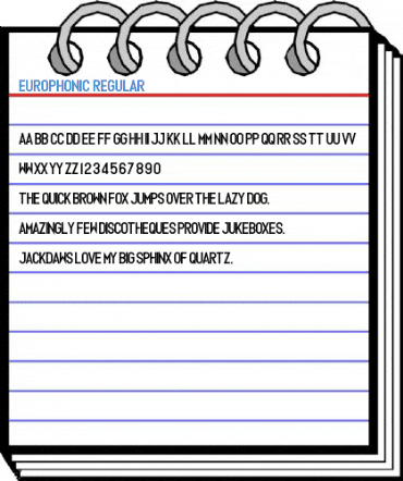 Europhonic Regular Font